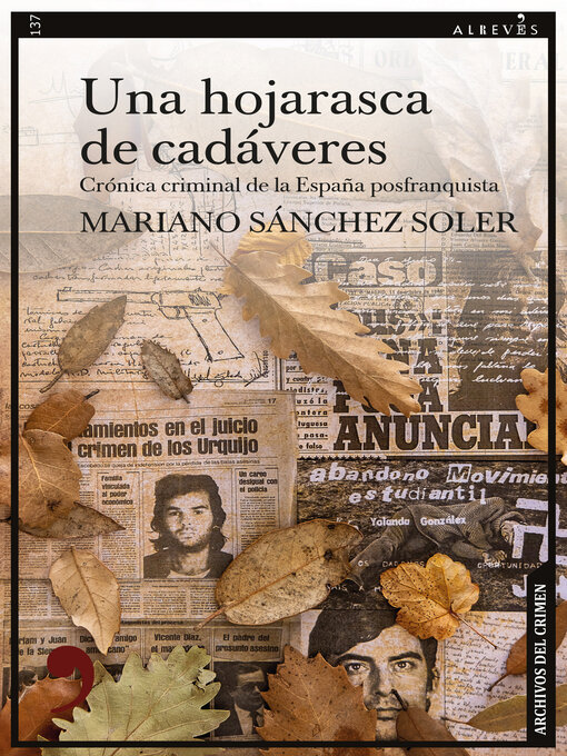 Cover image for Una hojarasca de cadáveres